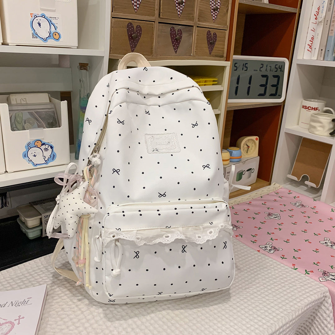 Adorable Polka Dot Backpack Stornfield