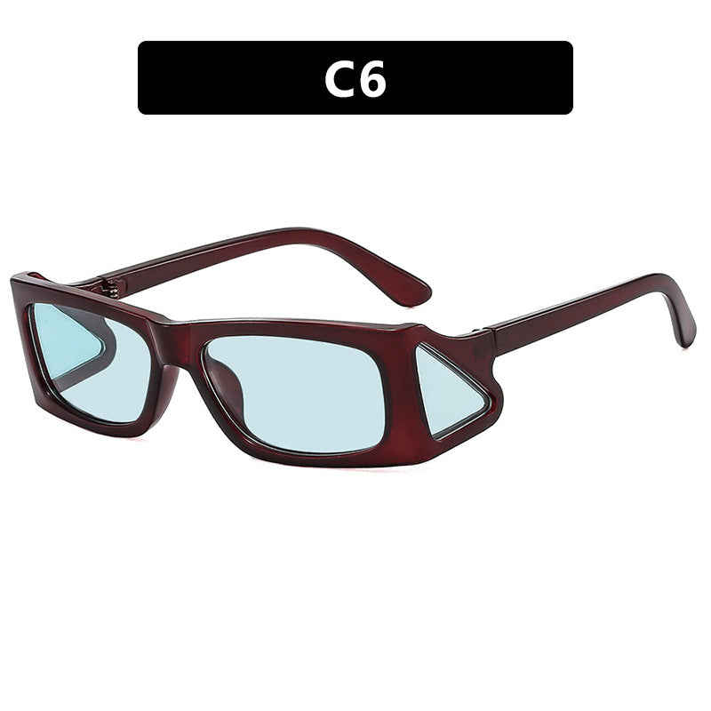 Ladies extravagant sunglasses in geometric design Stornfield