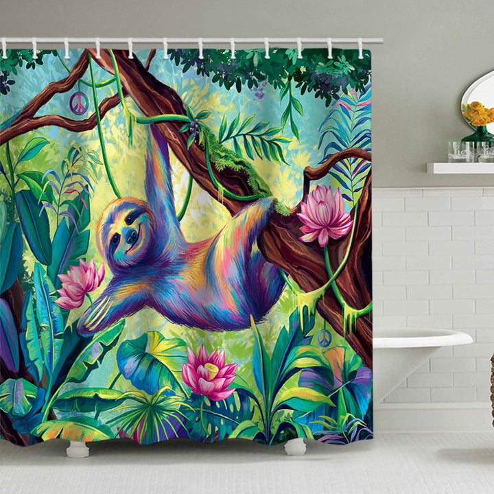 Playful Bear-Themed Shower Curtain Stornfield