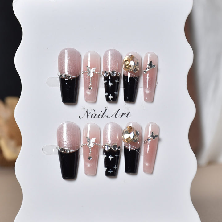 Trendy Acrylic Press-On Nail Extensions Stornfield