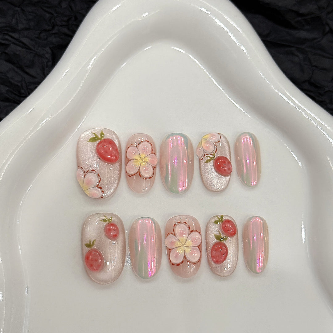 Artistic Press-On Nail Set Stornfield