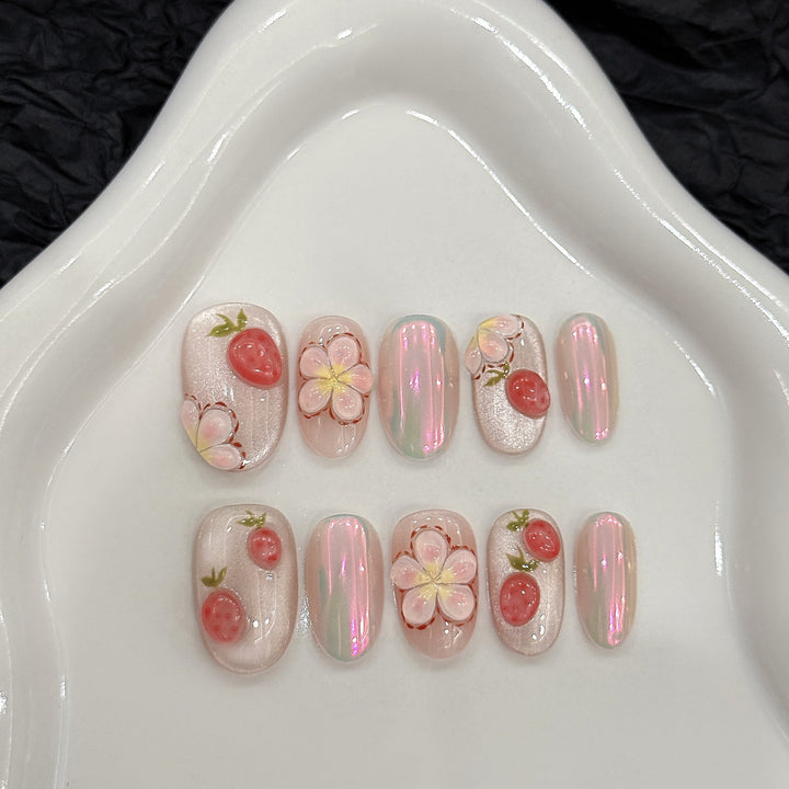 Artistic Press-On Nail Set Stornfield