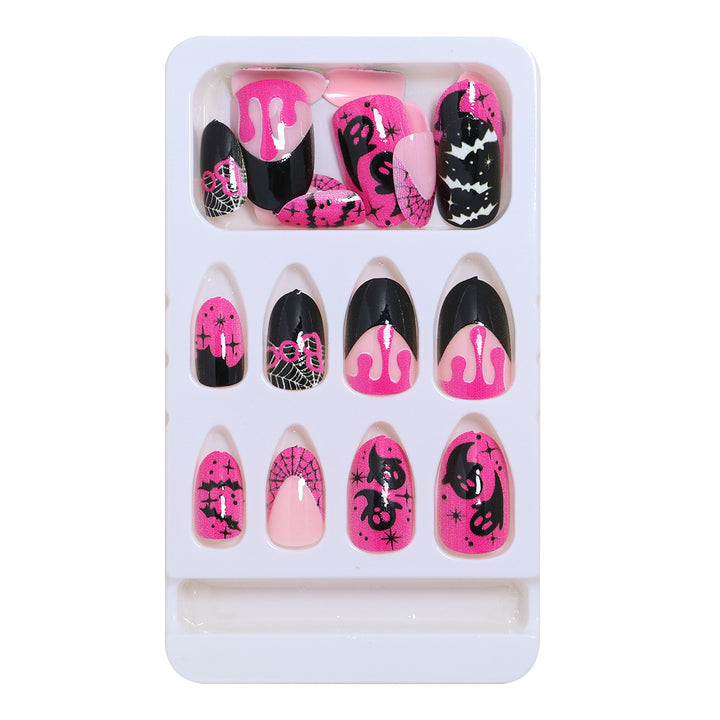 Artistic Abstract Press-On Nail Set Stornfield