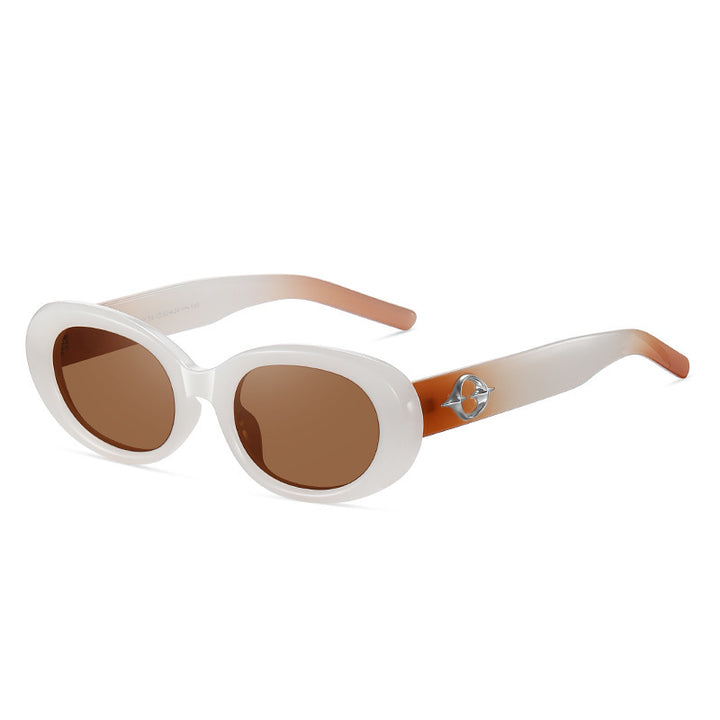 Retro-Inspired Oval Frame Sunglasses Stornfield
