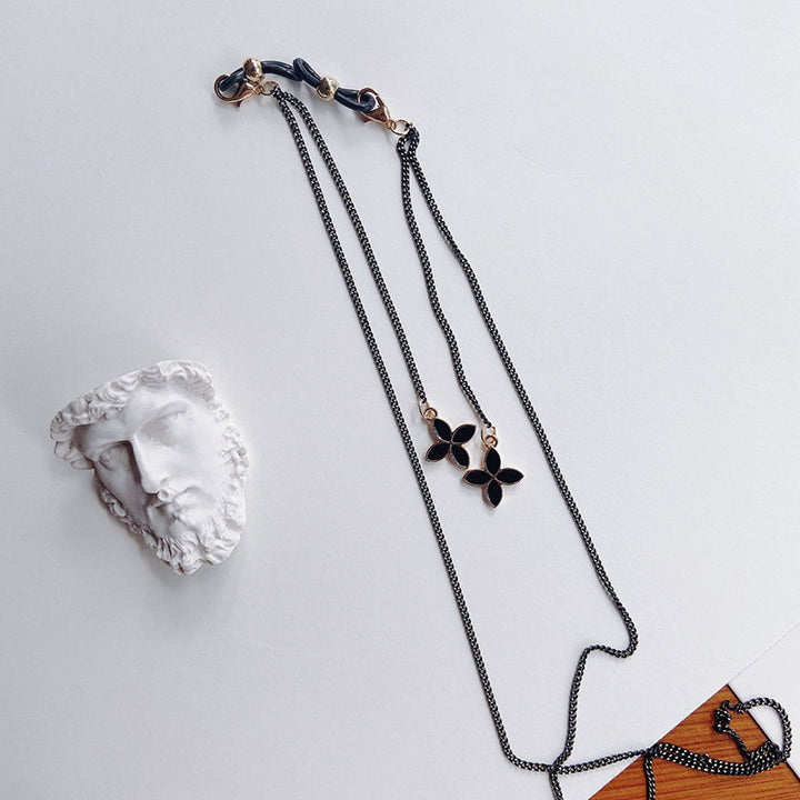Fashionable glasses holder chain with star pendants Stornfield