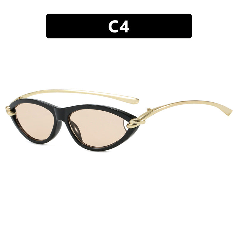 Women's Cat-Eye Sunglasses with Elegant Metal Frame and Protective UV Filter Stornfield