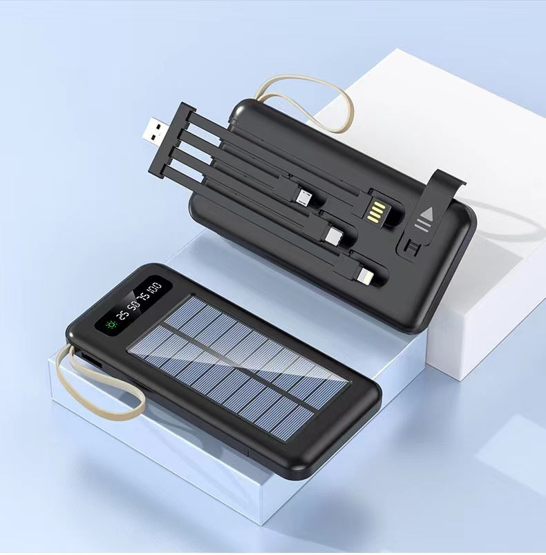 Portable Solar Power Bank with Fast Charging Function Stornfield
