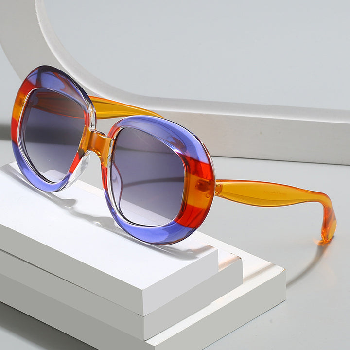 Vintage-Inspired Geometric Frame Sunglasses Stornfield