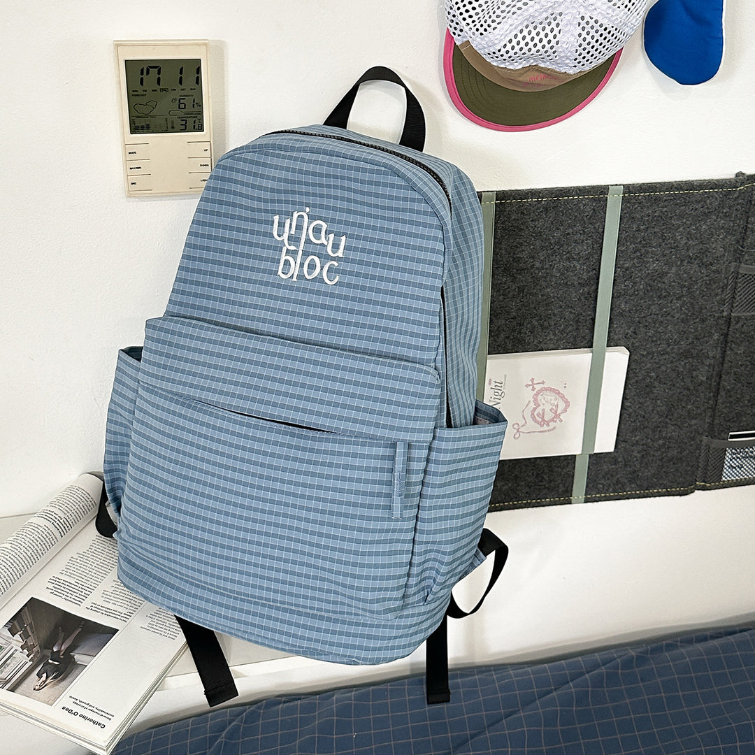 Stylish Checked Design Backpack Stornfield