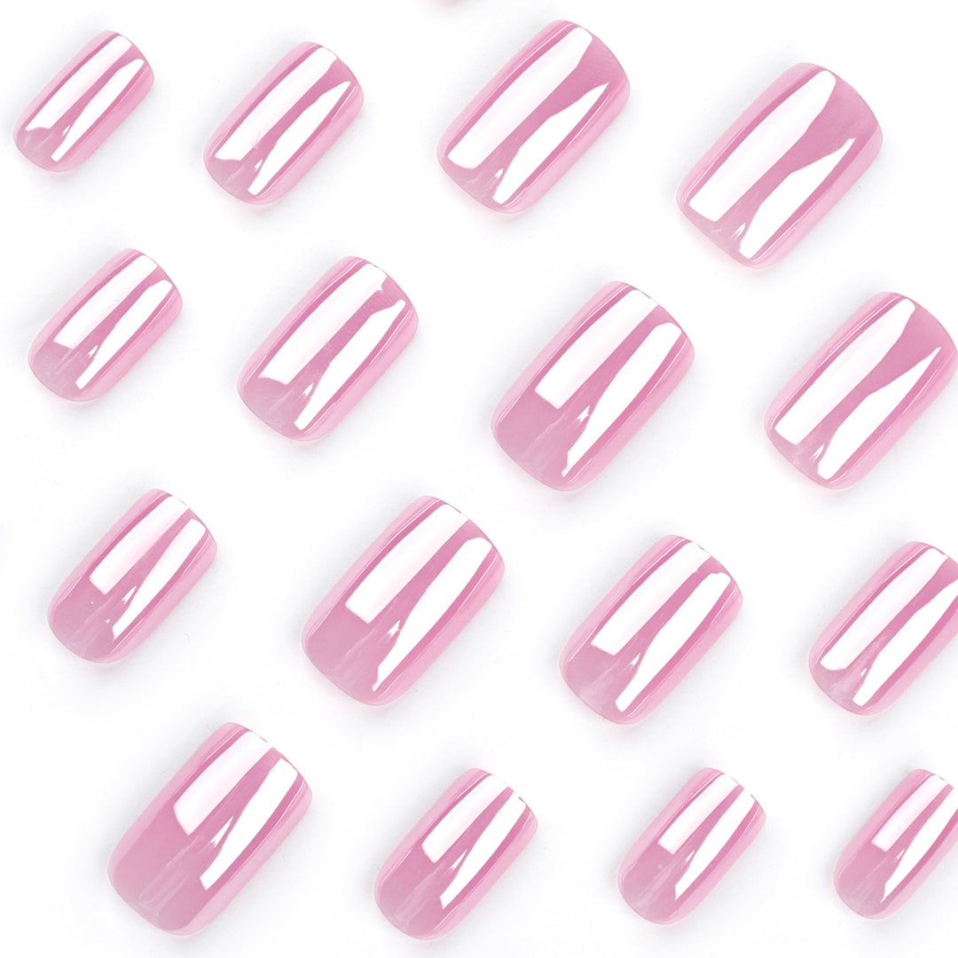 Artistic Nail Extensions with Shimmering Effect Stornfield