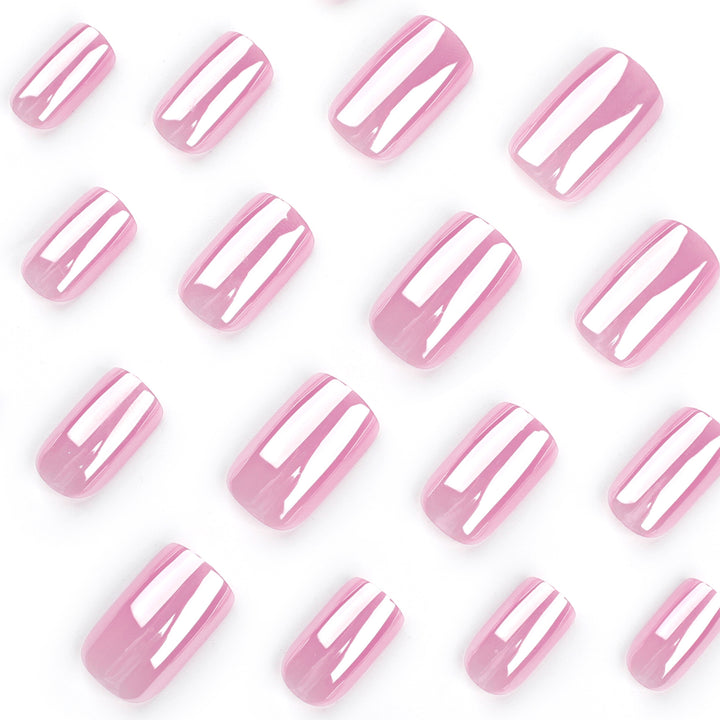 Artistic Nail Extensions with Shimmering Effect Stornfield
