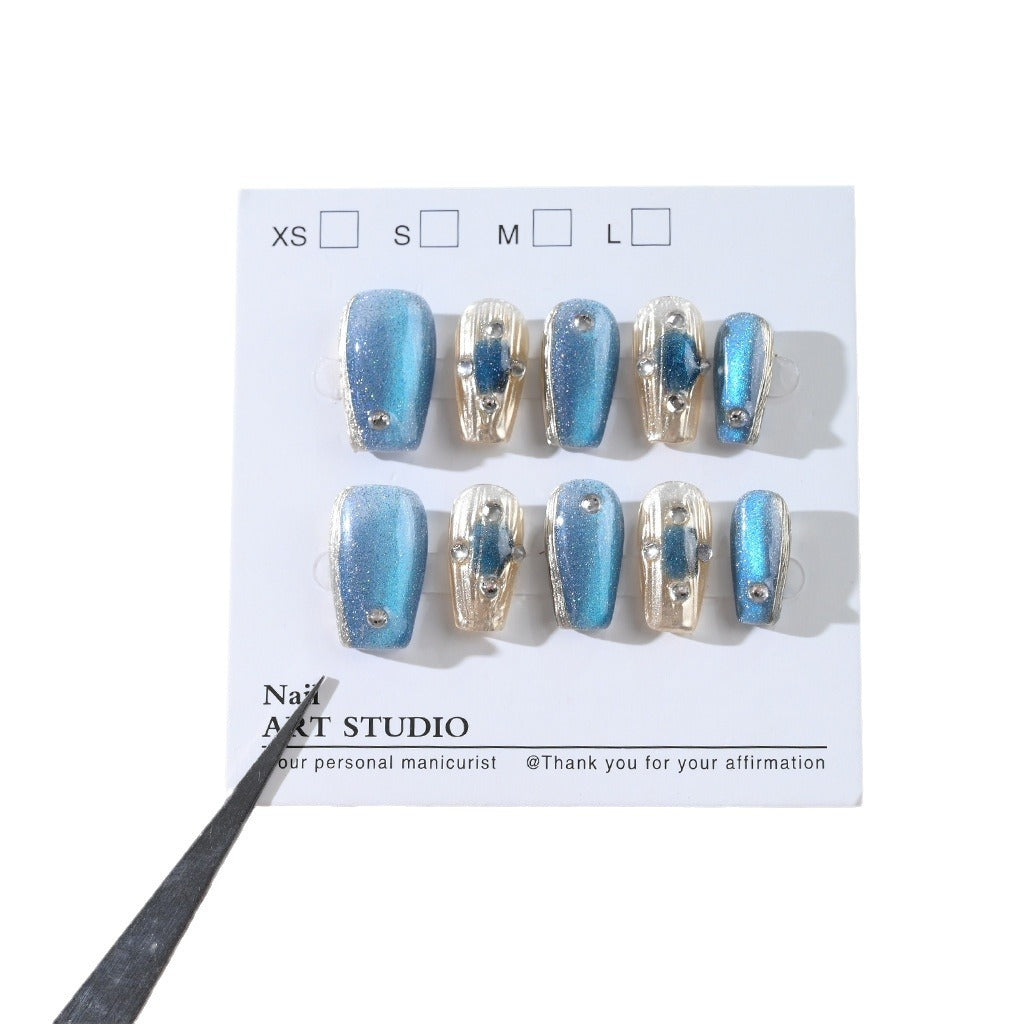Glittery Press-On Nail Art Stornfield