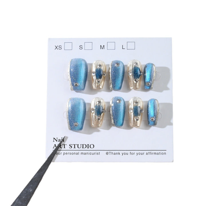 Glittery Press-On Nail Art Stornfield