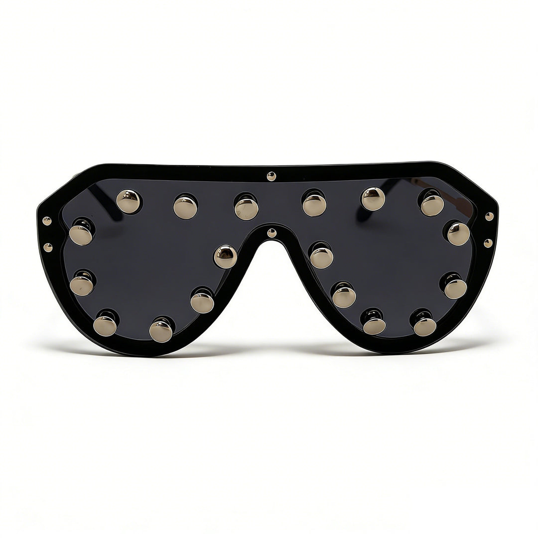 Ladies trendy sunglasses with striking metal elements Stornfield