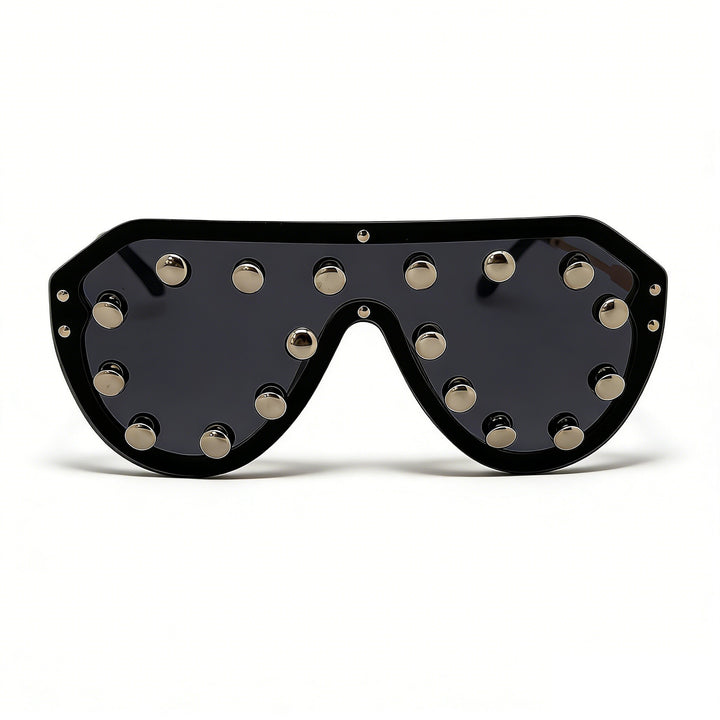 Ladies trendy sunglasses with striking metal elements Stornfield