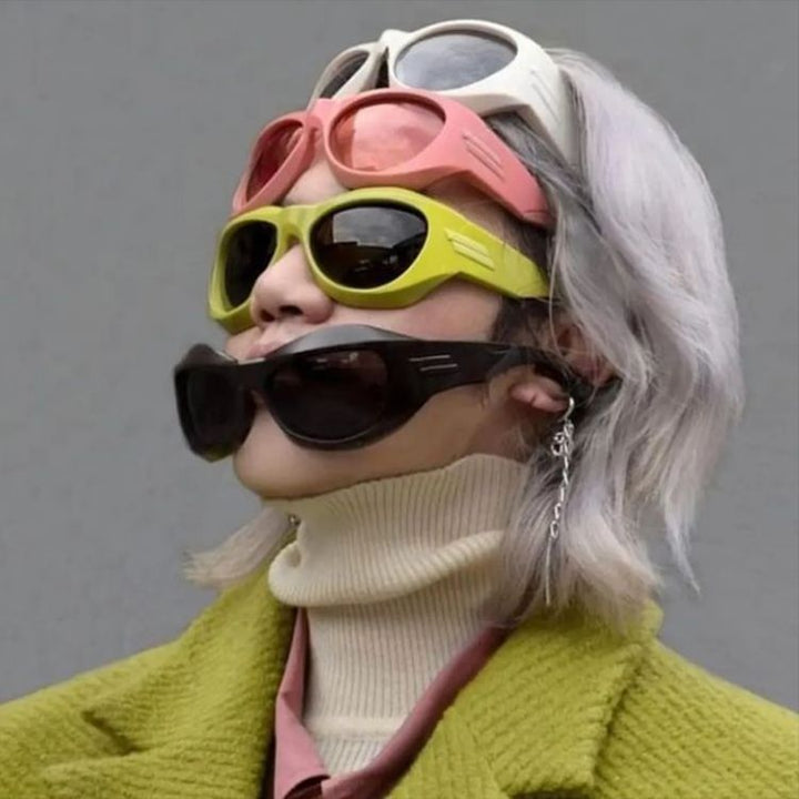 Women sporty sunglasses with ergonomic design and UV protection Stornfield