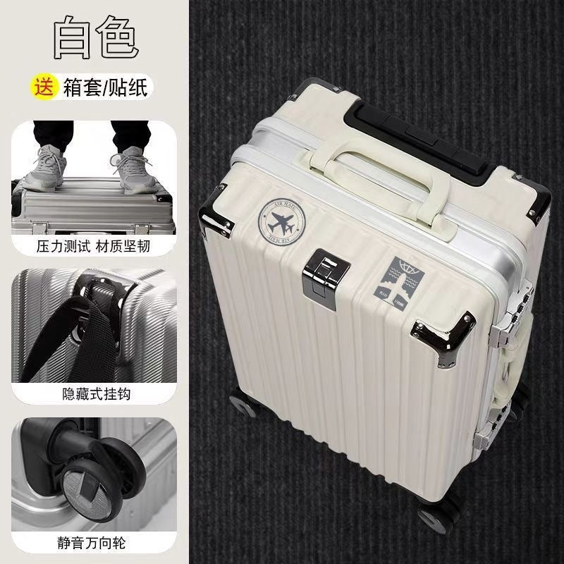 Hard-shell travel suitcase with spacious interior and high-quality rolling system Stornfield