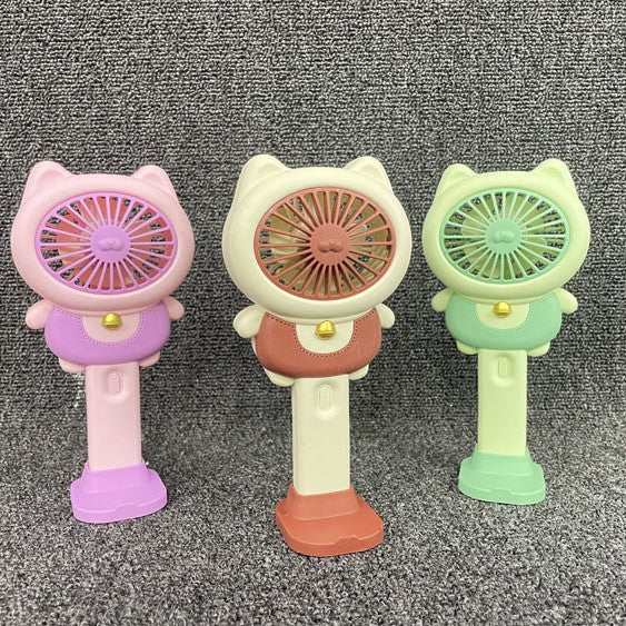 Unisex Portable Mini Hand Fan in Cute Cat Design Stornfield