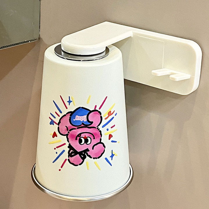 Wall cup holder with creative animal design Stornfield