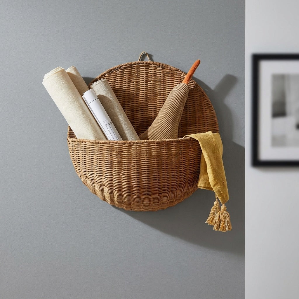 Wall basket for stylish storage Stornfield
