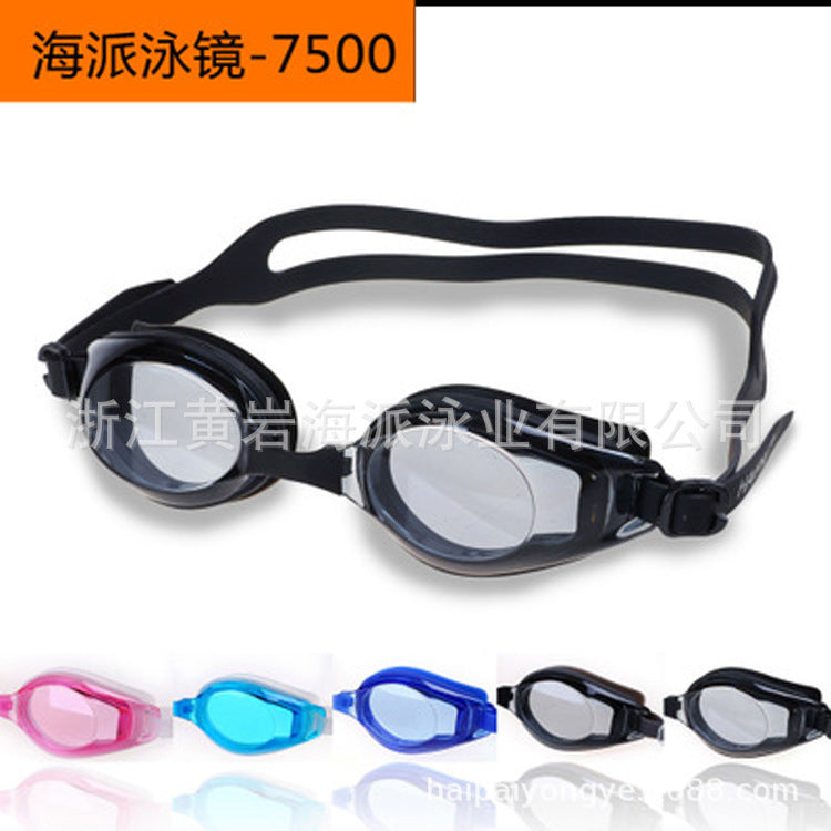 Sporty swimming goggles with mirrored lenses and ergonomic design Stornfield