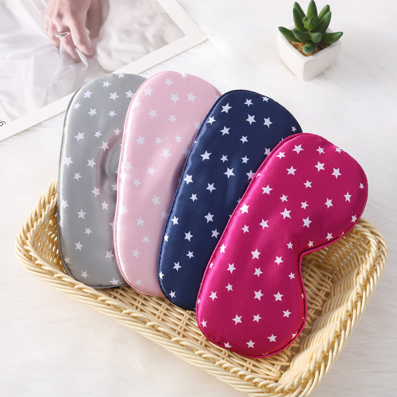 Women nan silky-soft contoured sleep mask with comfort padding and star pattern Stornfield