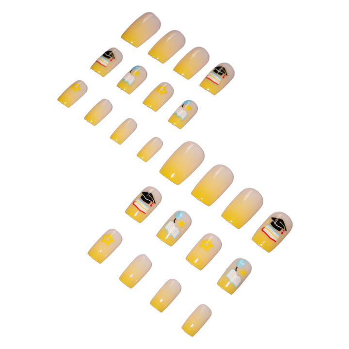 Creative Graduation-Themed Nail Art Kit