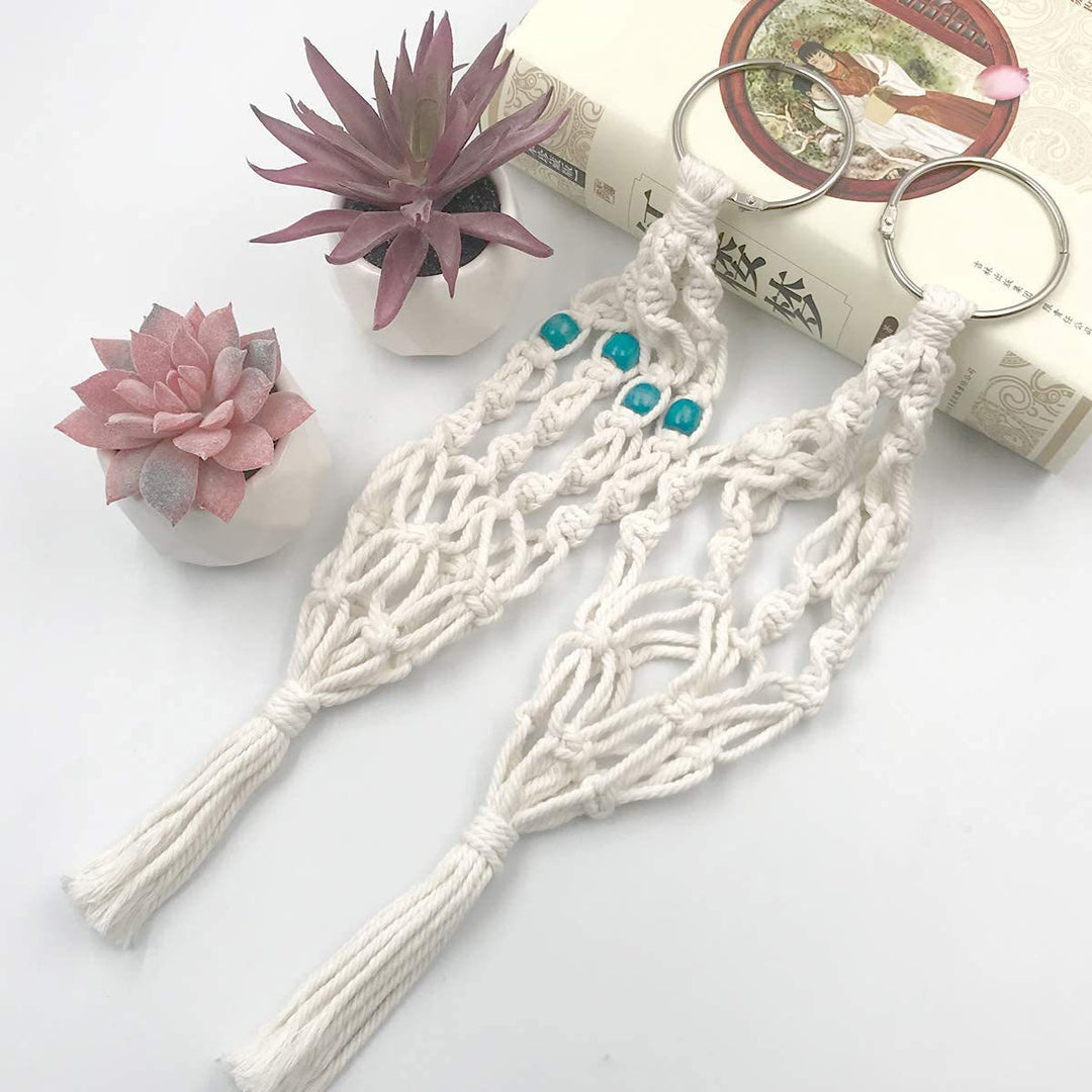 Key jewelry with macrame design Stornfield