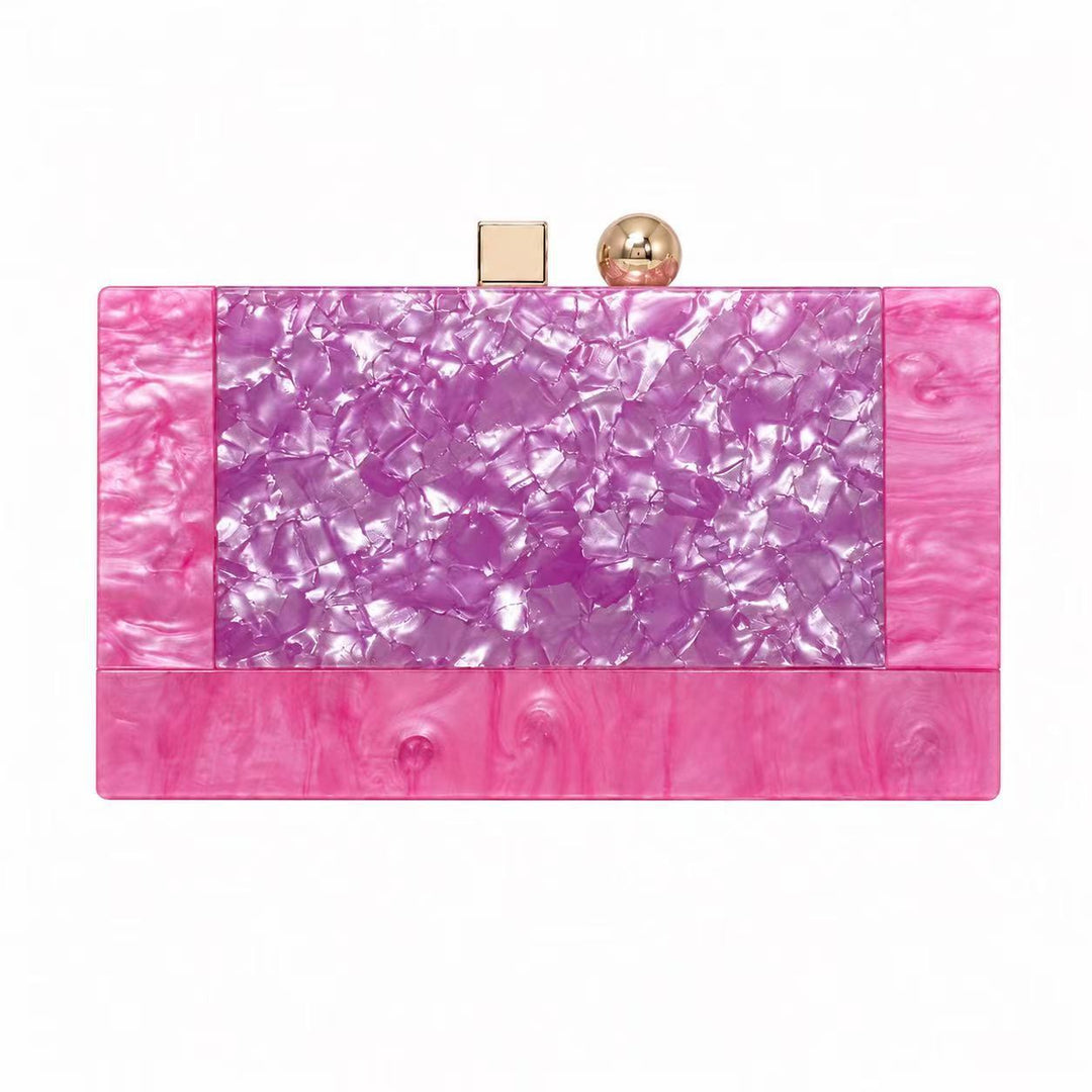 Decorative Acrylic Evening Clutch
