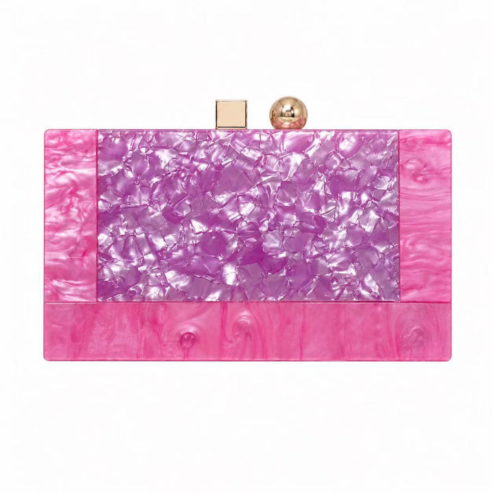Decorative Acrylic Evening Clutch