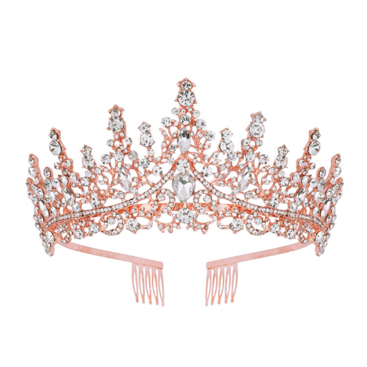 Ladies Rhinestone Tiara with Sparkling Gemstones Stornfield