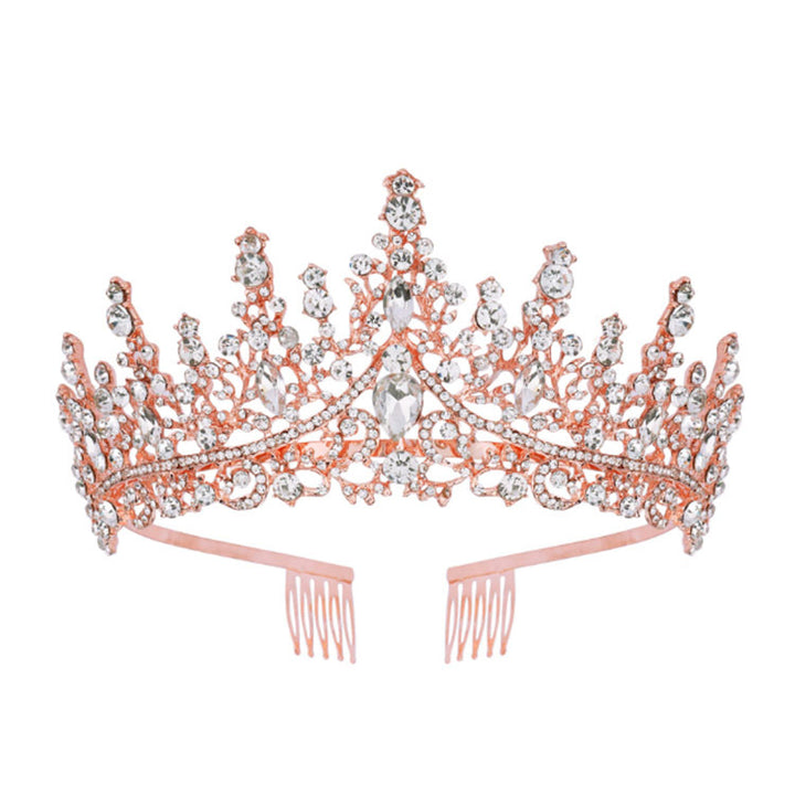 Ladies Rhinestone Tiara with Sparkling Gemstones Stornfield