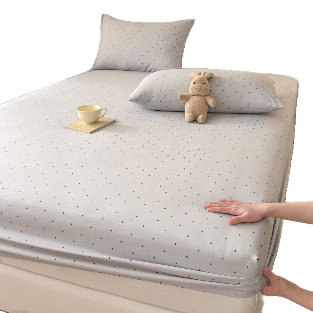 Soft Cotton Polka Dot Fitted Sheet