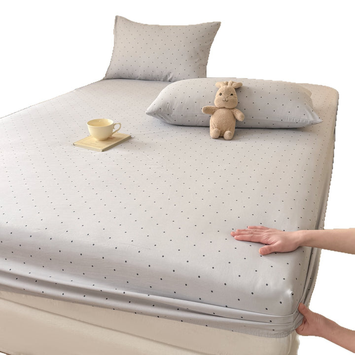 Soft Cotton Polka Dot Fitted Sheet