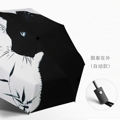 Women’s Automatic Umbrella with Cat Design Stornfield