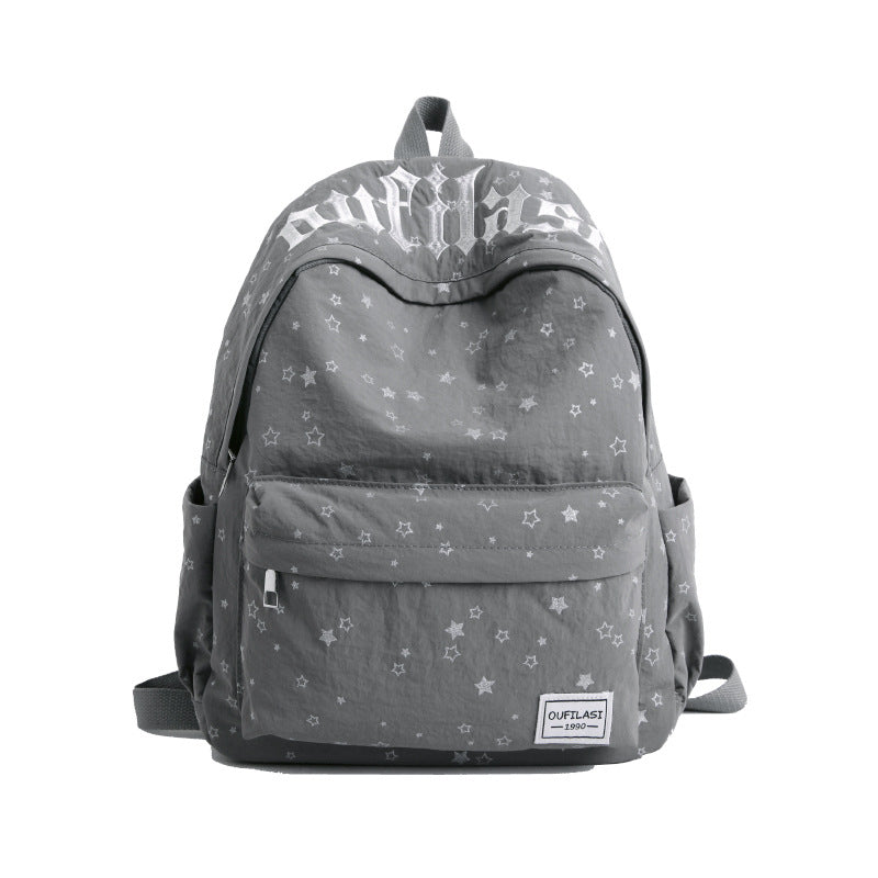 Versatile Star-Patterned Casual Backpack Stornfield