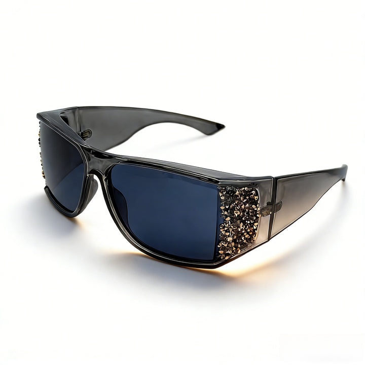 Women's Sporty Sunglasses with Sparkling Appliqués Stornfield