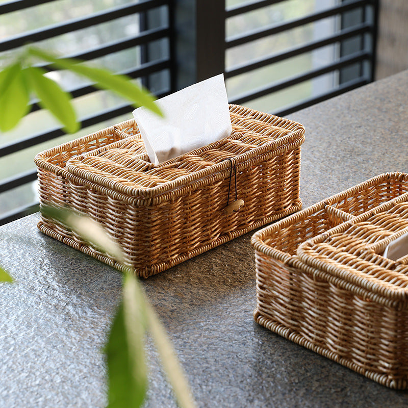 Handwoven Multi-Compartment Storage Caddy Stornfield