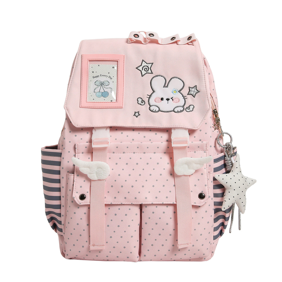 Adorable Plush Bunny-Themed School Backpack Stornfield