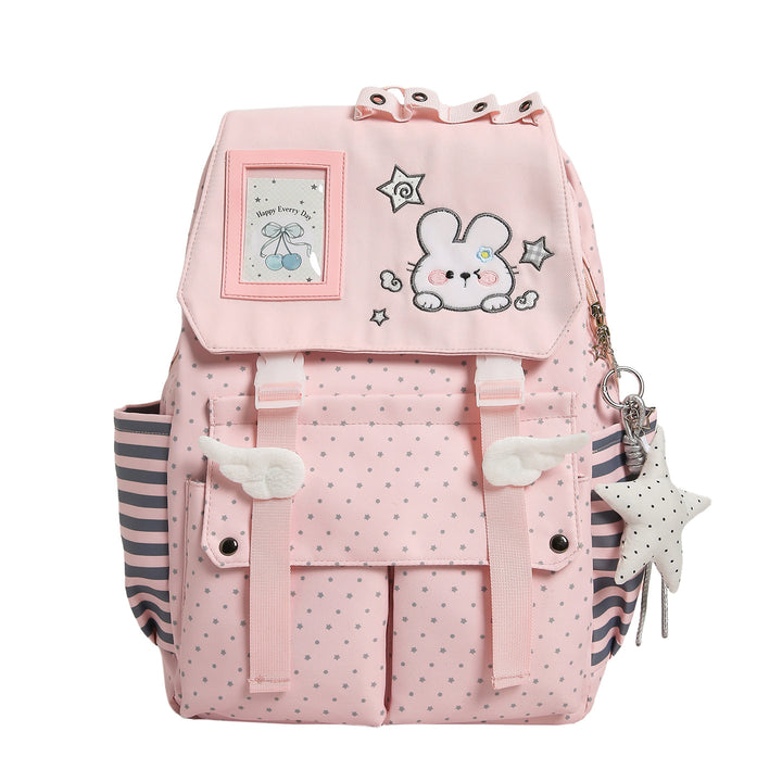 Adorable Plush Bunny-Themed School Backpack Stornfield