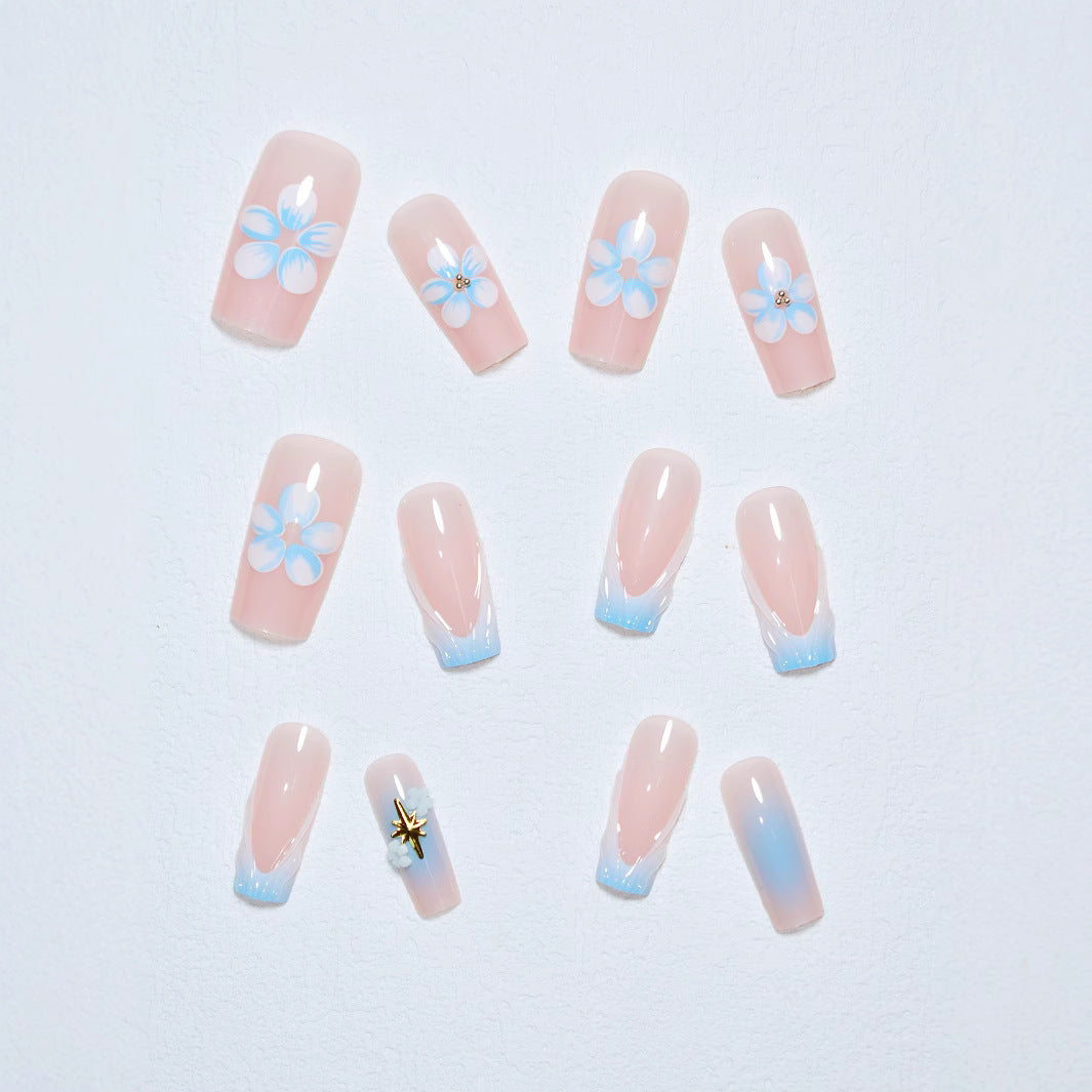 Floral-Embellished Nail Art Extensions Stornfield