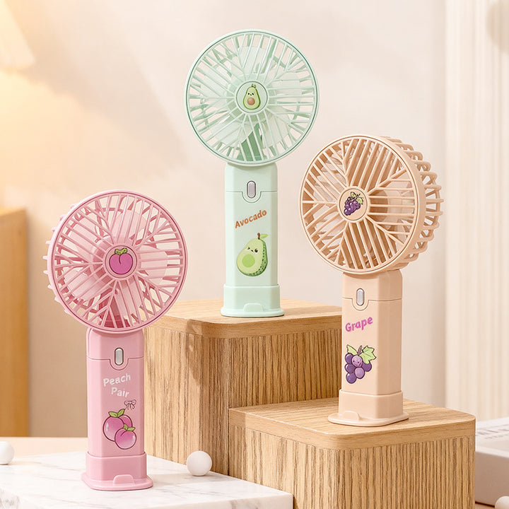 Women's portable USB table fan with built-in battery Stornfield