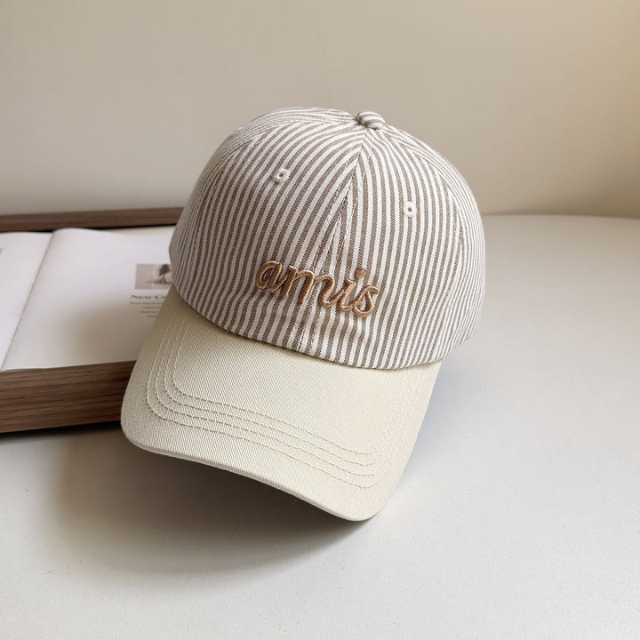 Women's Striped Cotton Baseball Cap Stornfield