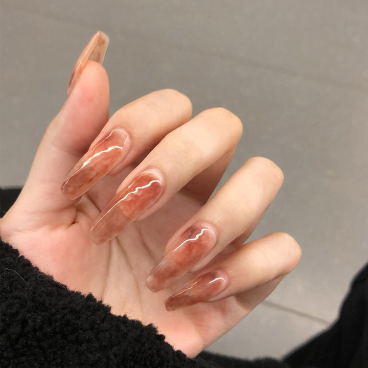 Artistic stiletto nails with elegant design Stornfield