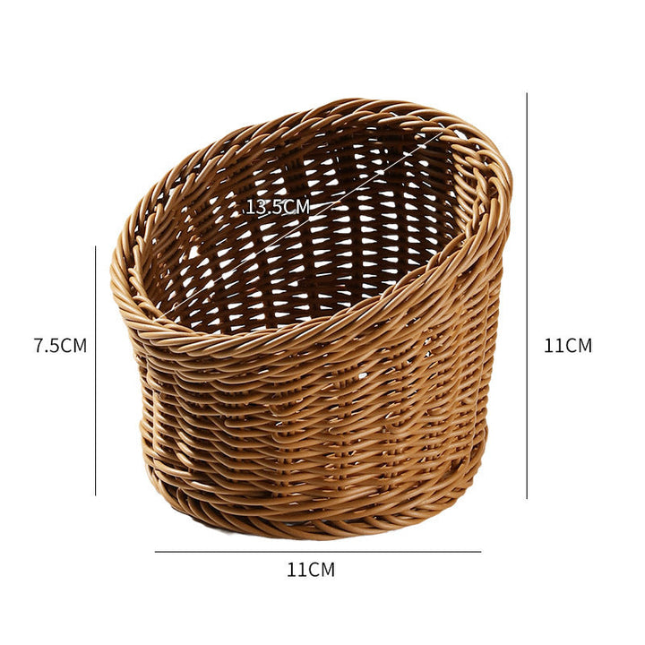 Handcrafted Natural Wicker Storage Basket Stornfield
