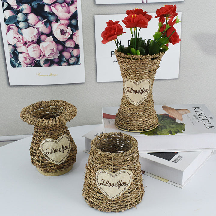 Handcrafted Natural Woven Storage Basket Stornfield