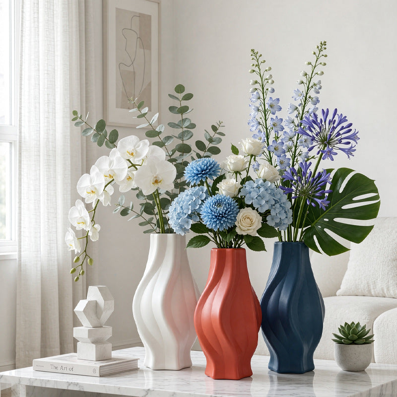 Wave-Designed Decorative Vase Stornfeild