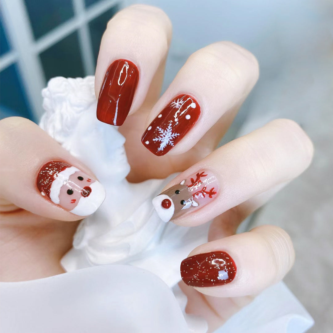 Holiday-Themed 3D Nail Art Set Stornfield