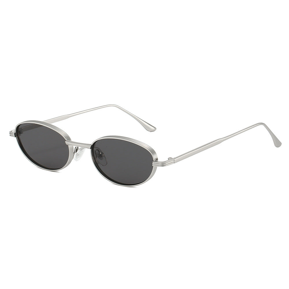 Fashion-Forward Oval Frame Sunglasses Stornfield