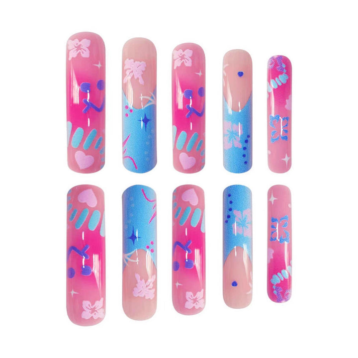 Artistic Long Acrylic Nail Enhancements Stornfield 1787977718